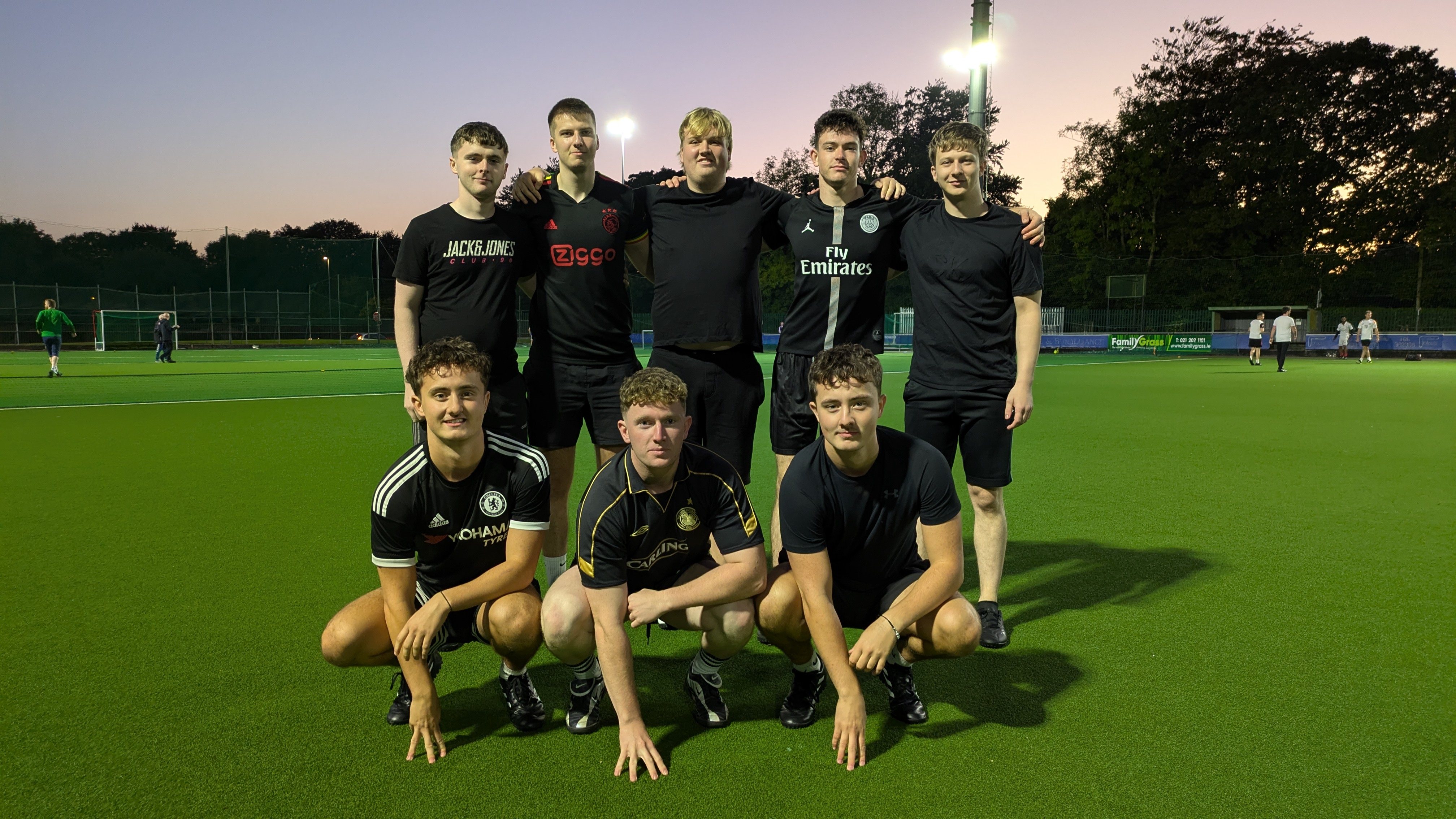 footy.ie soccer in cork team photo