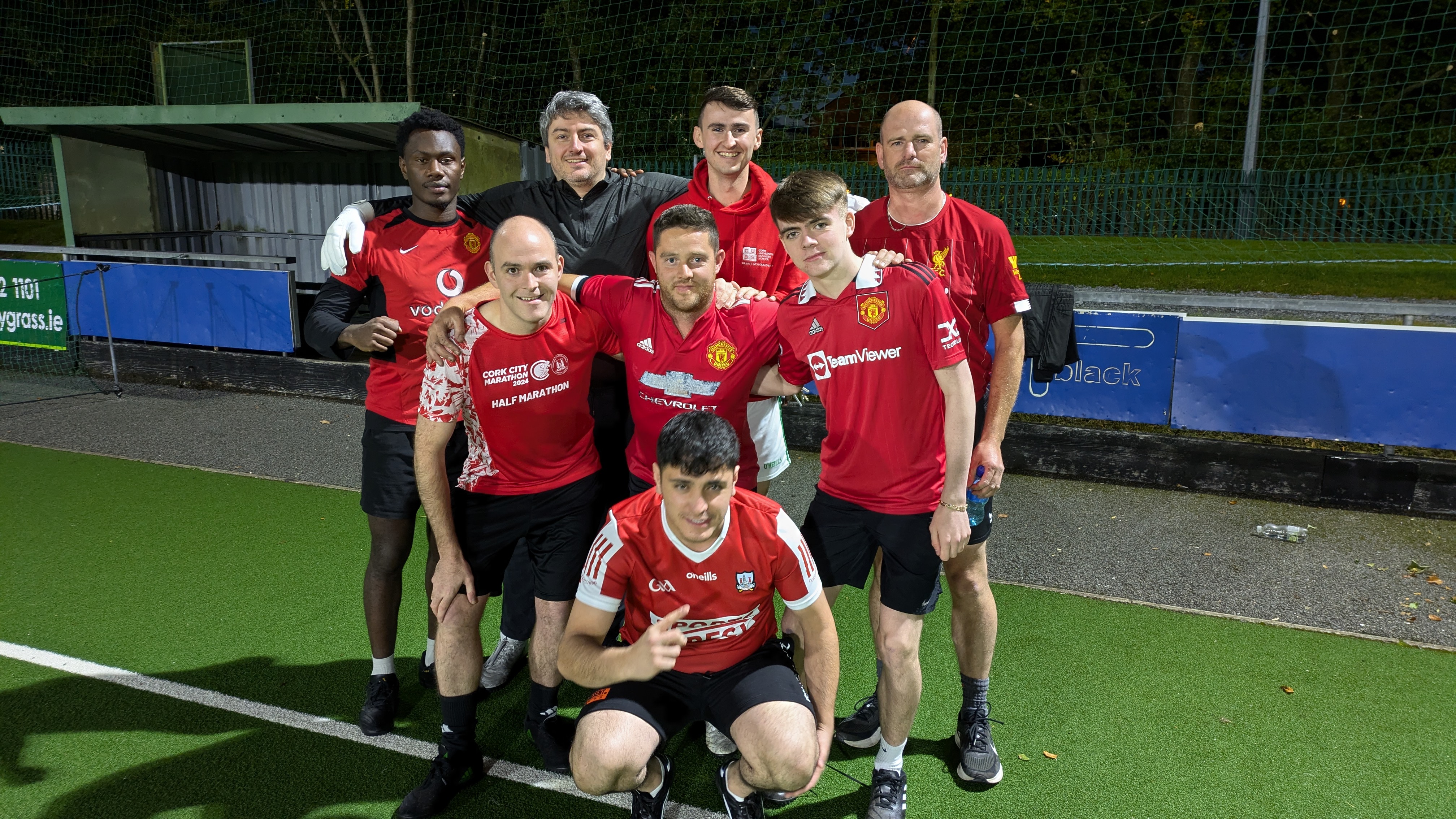 footy.ie soccer in cork team photo