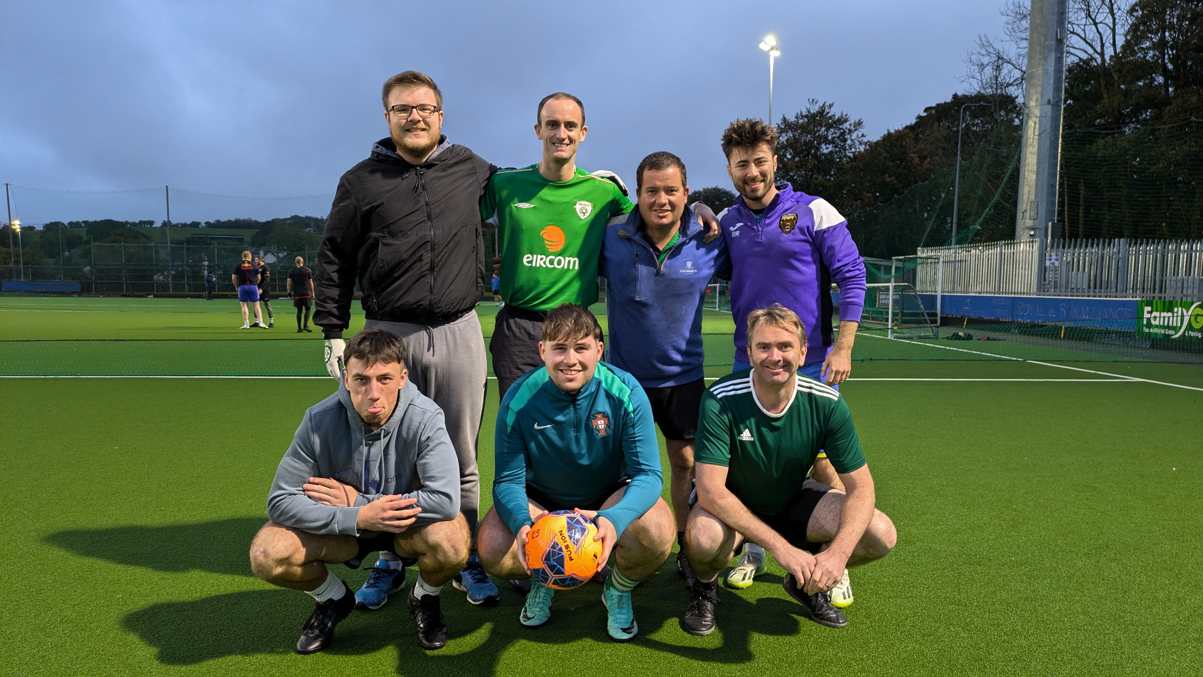 footy.ie soccer in cork team photo