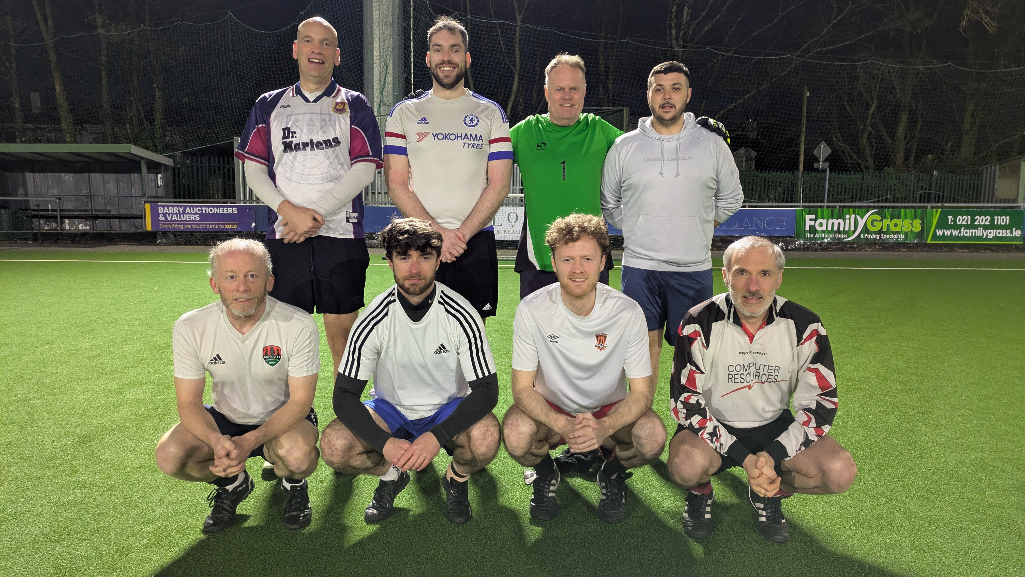 footy.ie soccer in cork team photo