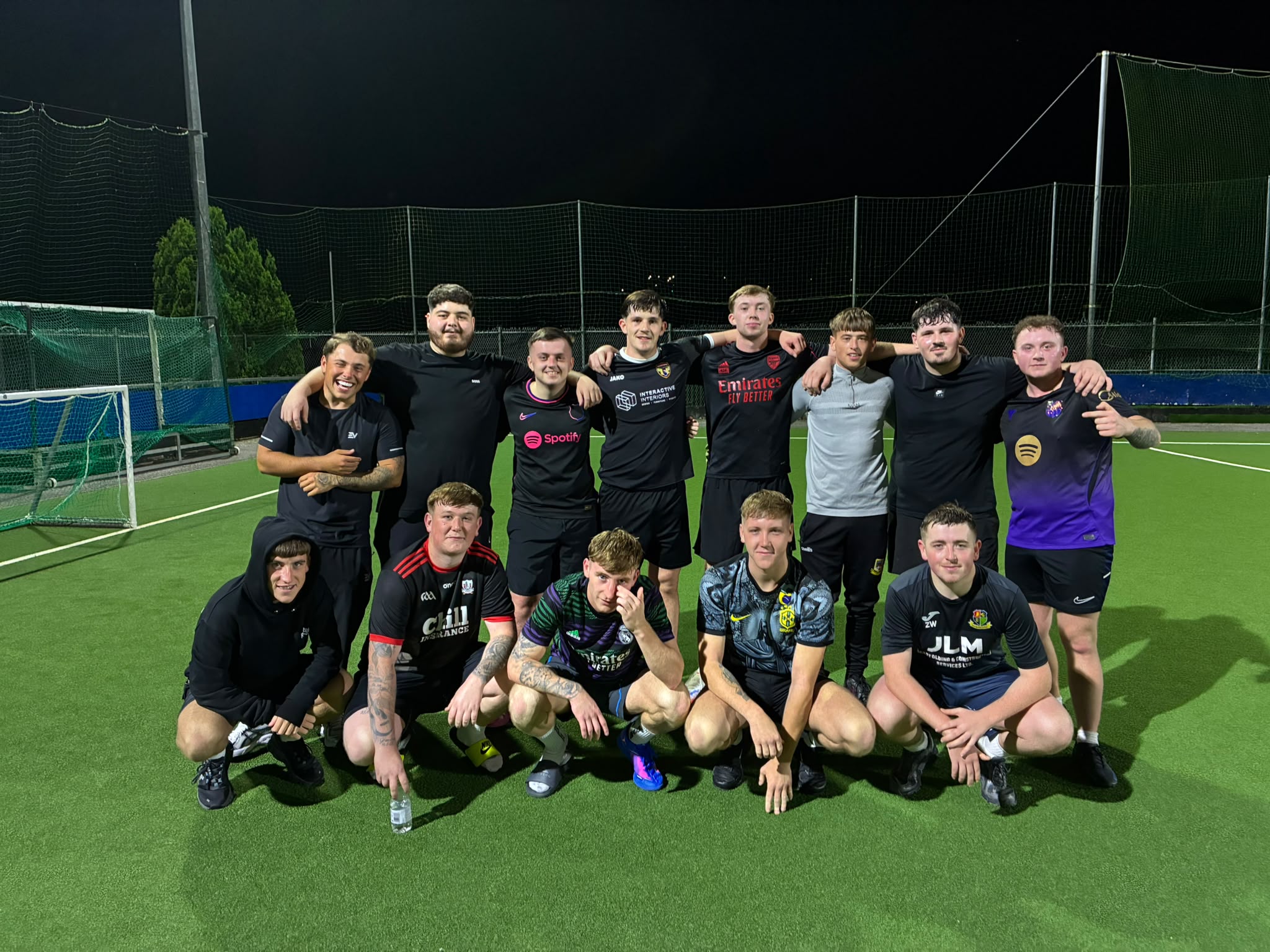 footy.ie soccer in cork team photo