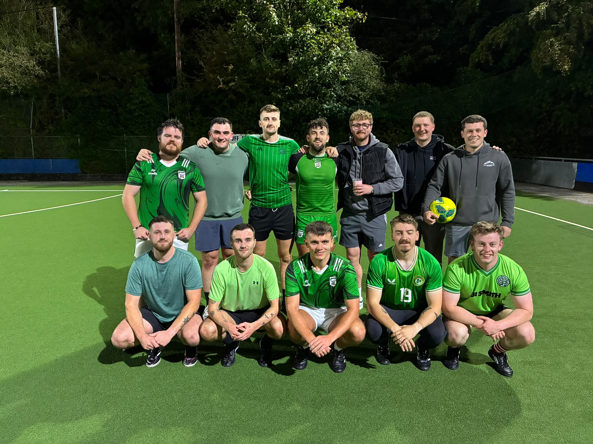 footy.ie soccer in cork team photo