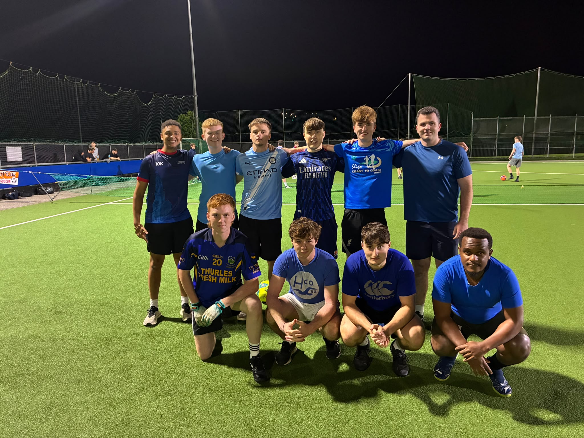 footy.ie soccer in cork team photo