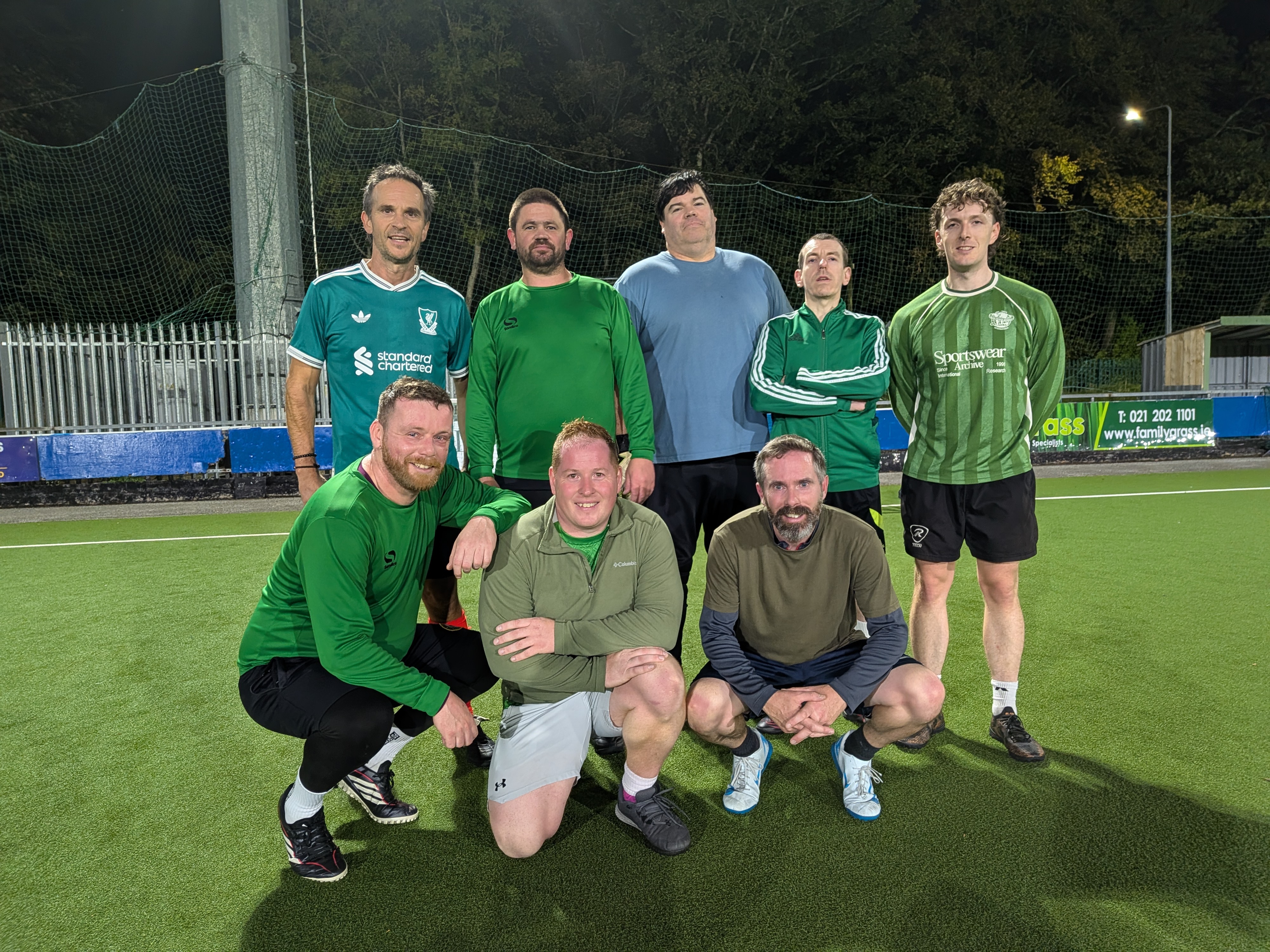footy.ie soccer in cork team photo
