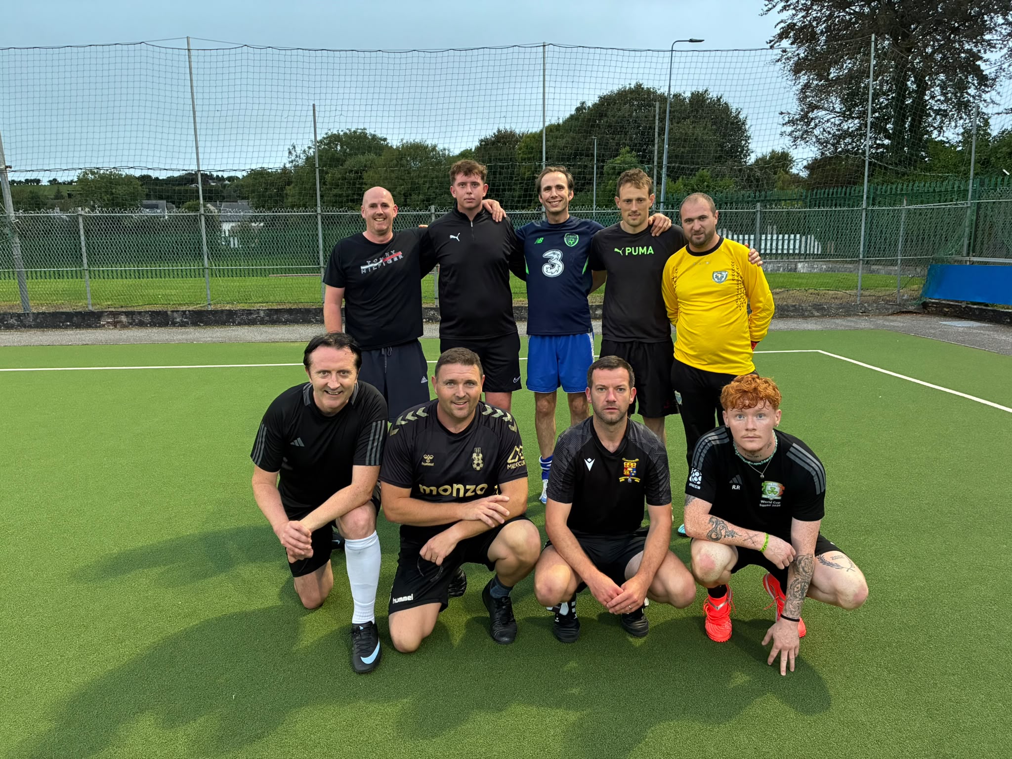 footy.ie soccer in cork team photo