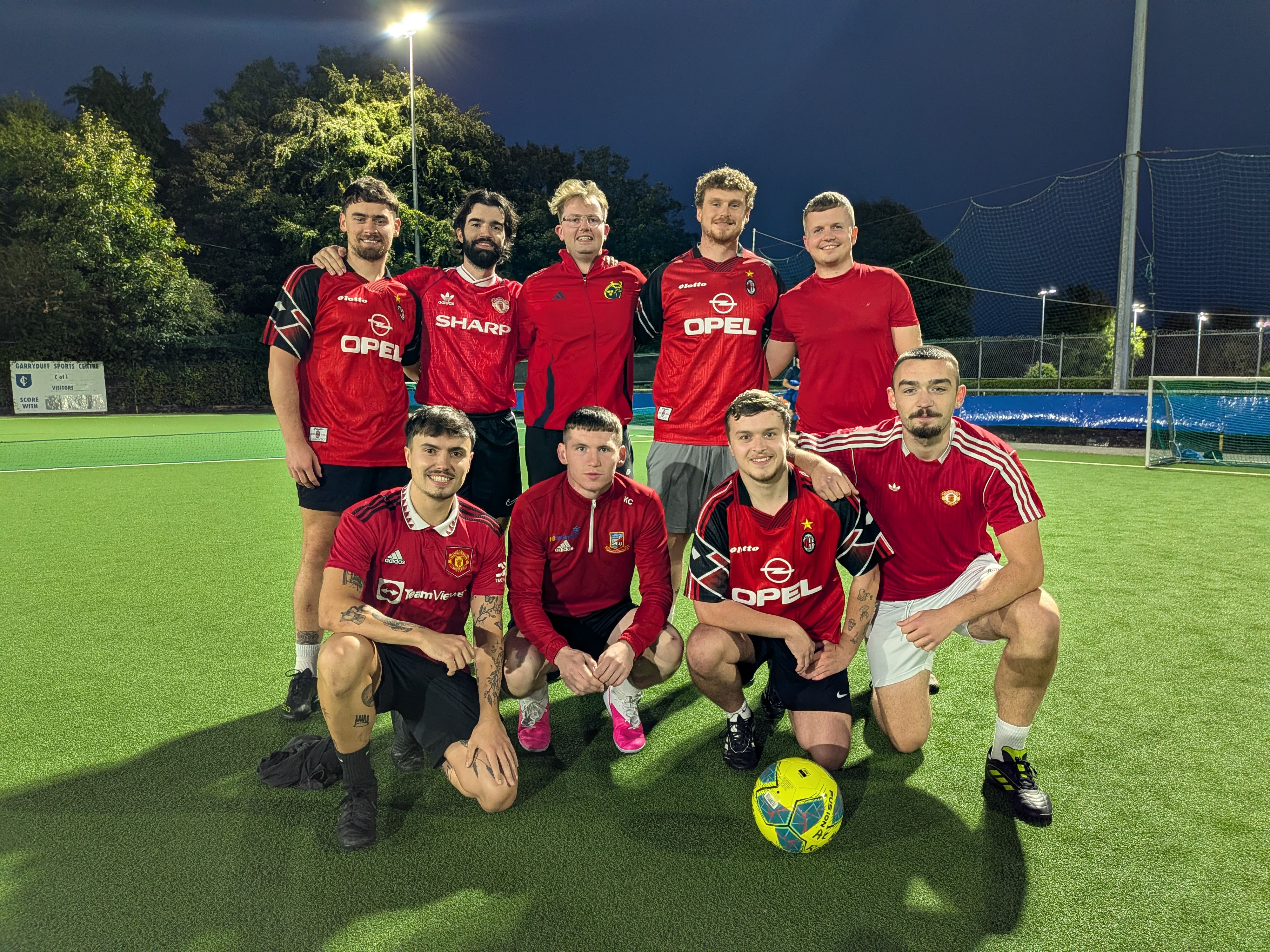 footy.ie soccer in cork team photo