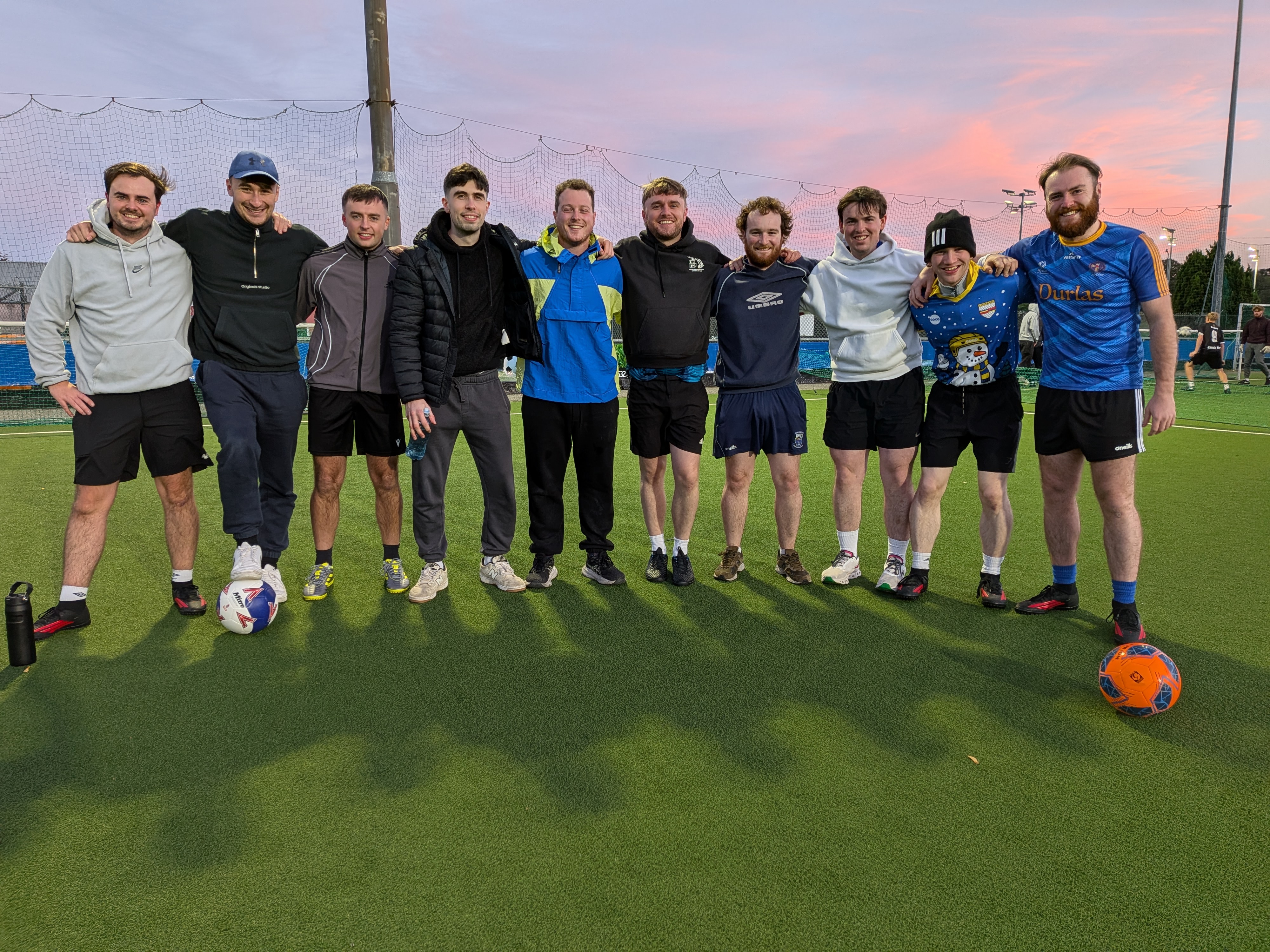 footy.ie soccer in cork team photo