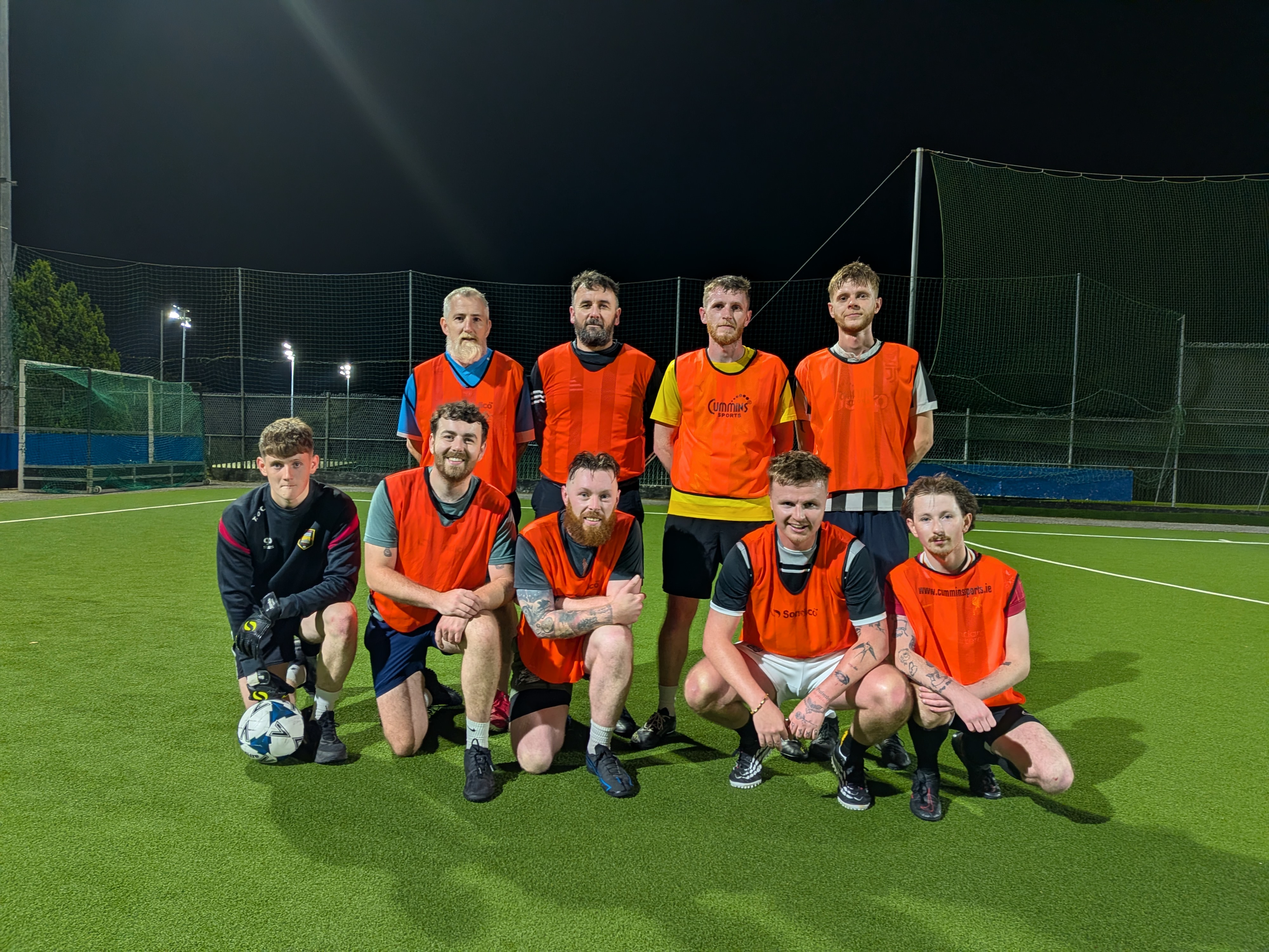 footy.ie soccer in cork team photo